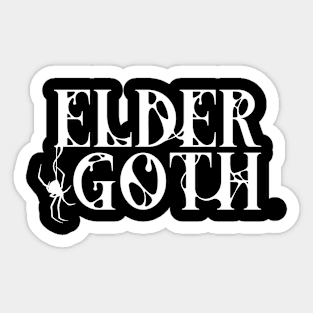 Elder Goth Sticker